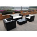 PE Rattan Outdoor Used Sectional Wicker Sofa (S0063)