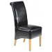 PU Chair/Faux Leather Chair/Wooden Chair/Roll Back Dining Chair
