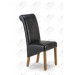 PU Chair with Oak Legs (CO3118)