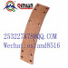 PU49/2 Algeria Nigeria Heavy Duty Truck Brake Lining