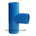 PVC Pipe Fitting with Blue and White Color