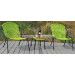 PVC Rattan Garden Outdoor Wicker Patio Chair and Table (PAN-002)