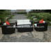 Patio Furniture Outdoor Wicker Rattan Garden Sofa (PAS-044.2)