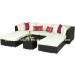 Patio Garden Outdoor Rattan Wicker Sofa Set (PAS-1102D)