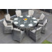 Patio Leisure Furniture Outdoor Rattan Table and Chair Garden Wicker Dining Set (PAD-1413. a)