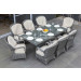 Patio Table and Chair Garden Leisure Rattan Furniture Outdoor Wicer Dining Set (PAD-1410)