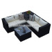 Patio Wicker Outdoor, Garden Furniture Rattan Sofa (PAS-1408)