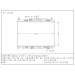 Performance Cooling Car Radiator for Mazda 2' 08-11 (ChangAnMaZiDa) Mt