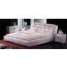 Pink Double Leather Luxury Bed (RFT-A043#)