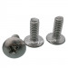 Plain 316 Stainless Steel Machine Screw with Truss Head, Phillips Drive