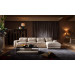 Popular European Style Furniture White Leather Corner/Sectional Sofa (N817)