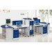 Popular Office Workstation with Side Cabinet and Fixed Pedestal (HF-YT007)