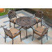 Popular Outdoor Dining Furniture Cast Aluminum Dining Chair (SZ216; SD515)