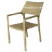 Popular Patio Rattan Wicker Woven Dining Chair