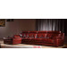 Popular Red Leather Living Room/Home Furniture Sectional Corner Sofa (N826)