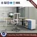 Popular Steel Leg L Shape Modern Office Desk (HX-MT5056)