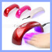 Portable 6W 100-240V LED Light Bridge Shaped Mini Curing Nail Dryer Nail Art Lamp Care Machine for UV Gel