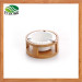 Portable Ceramic Ash Tray with Bamboo Stand