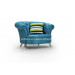 Post-Modern Fabric Single Sofa