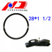Professional Manufacturer Butyl Rubebr 28*1 1/2 Bicycle Inner Tube