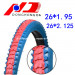 Professional Supplier Good Qualtiy 26*1.95, 26*2.125 Bicycle Tire