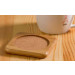 Promotional Bamboo Cup Coaster / Bamboo Coffee Cup Mat