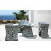 Rattan Furniture Set-Patio/Garden/Wicker Dining Table and Chair