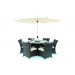 Rattan Garden Patio Wicker Outdoor Dining Set (PAD-1122)