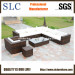 Rattan Outdoor Sofa, Rattan Wicker Sofa, Plastic Garden Sofa (SC-B6018)