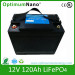 Rechargeable 12V 120 Ah Lithium Battery for Solar Storage