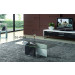 Rectangle Tempered Glass Coffee Table Glass Living Room Furniture