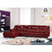 Red Leather Home/Living Room Furniture Corner/Sectional Sofa (905)