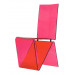 Red Unique Design Plastic Dining Chair Leisure Chair