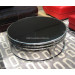Round Coffee Table with Stainless Steel Base (CJ-068)
