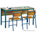 School Furniture Classroom Double Student Desk and Chair (ST-40)