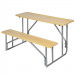 School Furniture Double Student Desk and Chair (SF-66A 1)