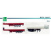 Side Board Cargo Transport Semi Trailer (QDT9133)