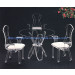 Simple Design Clear Acrylic Coffee Chair