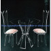Simple Design Transparent Acrylic Coffee Chair