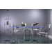 Simple Dining Room Furniture Design Acrylic Dining Table and Chair Set