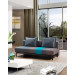 Simple Fabric Folded Sofa Cum Bed for Living Room