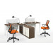 Simple Office Desk with Table Top Partition Office Furniture (HF-CB002)