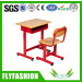 Single Attached School Student Study Desk and Chair