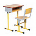 Single School Desk and Chair