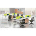 Single Seat Office Cubicle with Fixed Pedestal (BS-A14)