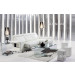 Sliding Furniture Leather Sofa (572)