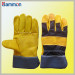 Sm1023 Jeans Work Gloves with Leather
