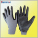 Sm1069 13needles Black Nitrile Palm Coated Gloves