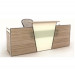 Small MOQ Office Furniture Modern Reception Desk