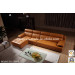 Sofa Furniture Luxury Living Room Corner Sofa Set (N809)